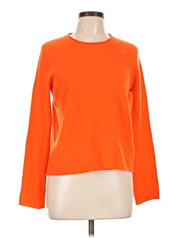 Aqua Cashmere Pullover Sweater (view 1)