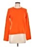 Aqua 100% Cashmere Orange Cashmere Pullover Sweater Size L - photo 1