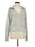 Marled by Reunited Metallic Silver Pullover Sweater Size M - photo 1
