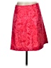 W by Worth Argyle Red Casual Skirt Size 4 - photo 1