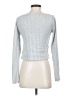 Pink Republic Silver Long Sleeve Top Size S - photo 2