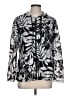 Chico's Print Silver Windbreaker Size Lg (2) - photo 1