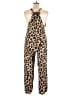 Unbranded 100% Polyester Animal Print Brown Jumpsuit Size XL - photo 2