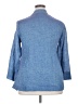 Assorted Brands Blue 3/4 Sleeve Button-Down Shirt Size XXL (estimated) - photo 2