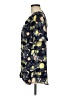 ModCloth 100% Polyester Floral Blue Black Short Sleeve Blouse Size M - photo 5