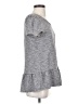 Leifnotes 100% Cotton Gray Short Sleeve Top Size S - photo 4