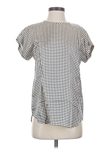 Kate Spade New York Short Sleeve Silk Top (view 1)