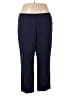 Catherines Solid Blue Active Pants Size 3X Petite - photo 1
