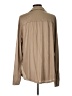 By Anthropologie Tan Long Sleeve Blouse Size L - photo 2