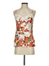Super Dry Orange Sleeveless Blouse Size 6 - photo 1