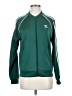 Adidas 100% Polyester Green Track Jacket Size S - photo 1