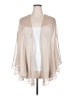 SLNY 100% Polyester Tan Kimono Size 18 - photo 1