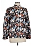 Unbranded Floral Blue Long Sleeve Blouse Size L - photo 1
