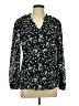 Unbranded 100% Polyester Stars Black Long Sleeve Blouse Size M - photo 1