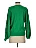 Line & Dot Green Pullover Sweater Size S - photo 2