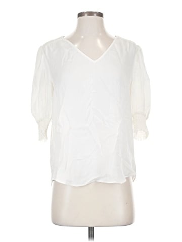 Joie 3/4 Sleeve Silk Top (view 1)