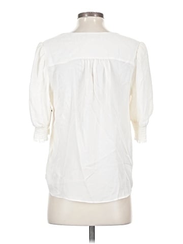 Joie 3/4 Sleeve Silk Top (view 2)