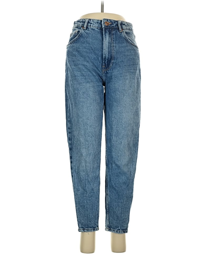 Pre-owned Bershka Jeans In Blue