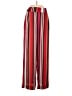 John Paul Richard 100% Polyester Stripes Red Casual Pants Size M - photo 1