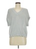 Vince Camuto Silver Short Sleeve Top Size M - photo 1