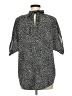 Angashion Polka Dots Black Short Sleeve Blouse Size M - photo 2