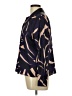Worthington 100% Polyester Print Purple Long Sleeve Blouse Size L (petite) - photo 5