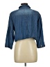 Unbranded Blue 3/4 Sleeve Button-Down Shirt Size L - photo 2