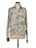 Assorted Brands Print Ivory Long Sleeve Blouse Size L - photo 1