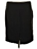 Windsor Solid Black Casual Skirt Size L - photo 2