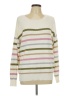 Design History Stripes Ivory Pullover Sweater Size L - photo 1