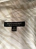 Banana Republic 100% Polyester Stripes Ivory Long Sleeve Blouse Size XS - photo 7