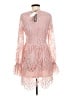 Boohoo 100% Polyester Pink Cocktail Dress Size 8 - photo 2