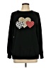 Unbranded Hearts Black Pullover Sweater Size L - photo 1