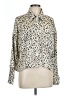 Umgee 100% Polyester Animal Print Ivory Long Sleeve Blouse Size L - photo 1