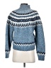 Gap Chevron-herringbone Blue Pullover Sweater Size XS - photo 2