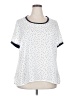love and legend 100% Polyester Stars White Short Sleeve Top Size 18 - photo 1