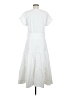 Veronica Beard Jeans Solid White Casual Dress Size M - photo 2