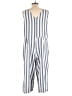 BeachLunchLounge Stripes Blue Jumpsuit Size L - photo 2
