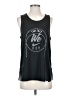 Nike 100% Polyester Black Sleeveless Top Size S - photo 1