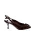 Donald J Pliner 100% Leather Brown Heels Size 7 - photo 1