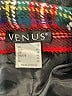 Venus 100% Polyester Plaid Red Coat Size 8 - photo 6