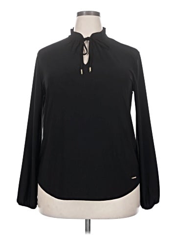 Anne Klein Long Sleeve Blouse (view 1)