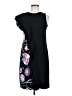 Emilio Pucci 100% Polyester Graphic Black Cocktail Dress Size 8 - photo 1