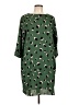 Assorted Brands Animal Print Green Casual Dress Size 12 (estimated) - photo 1