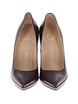 Christian Louboutin Leather Pigalle Plato Pumps 120mm (view 2)