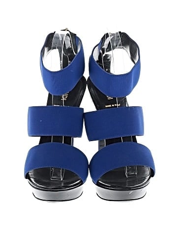 Fendi Elastic Platform Ankle Strap Sandals  (view 2)