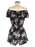 Derek Heart Floral Black Romper Size M - photo 2