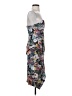 ASOS Floral Gray Green Cocktail Dress Size 4 - photo 4