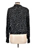Sanctuary 100% Rayon Polka Dots Black Long Sleeve Blouse Size L - photo 2