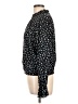 Sanctuary 100% Rayon Polka Dots Black Long Sleeve Blouse Size L - photo 5